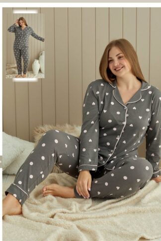 Deluxerie Plus Size Pyzamovy Set Orrinthia