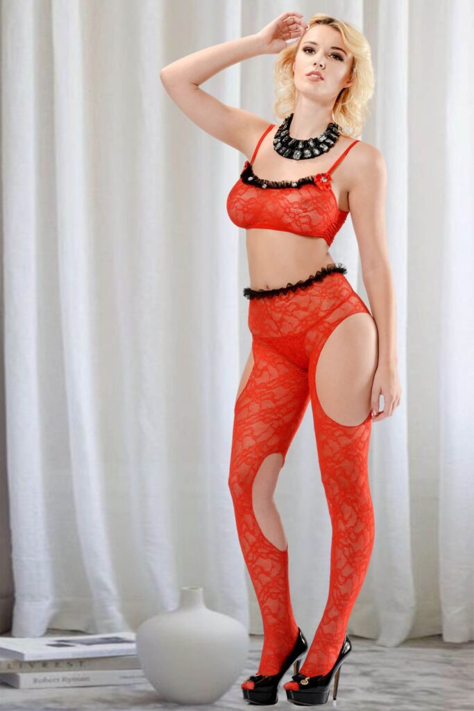 Deluxerie Bodystocking Aubertha