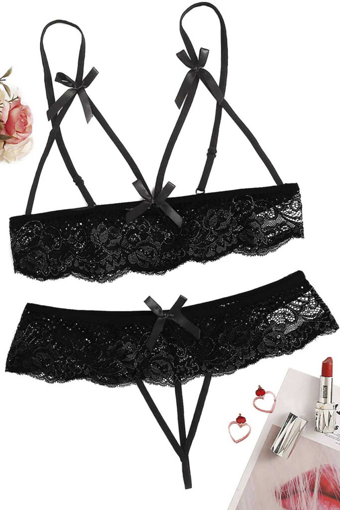 Deluxerie Sexy podprsenkový set Bionda